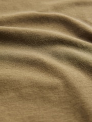 The Set Black/Cream/Eru Stripe/Khaki Green 4 Pack Relaxed Short Sleeve 100% Cotton T-Shirts - Image 7 of 7
