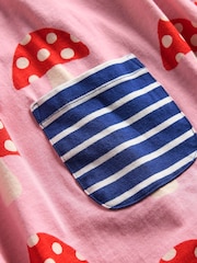 Boden Pink 100% Cotton Print Top and Leggings Set - Image 3 of 3