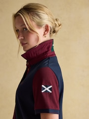 Joules Official Scone Navy Pique Polo Shirt - Image 3 of 9