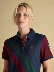 Joules Official Scone Navy Pique Polo Shirt - Image 5 of 9
