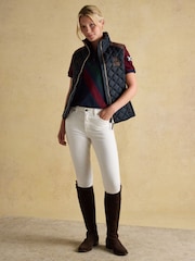 Joules Official Scone Navy Pique Polo Shirt - Image 8 of 9