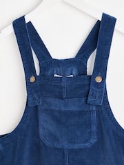 Oliver Bonas Blue Corduroy Pinafore Dress - Image 5 of 7