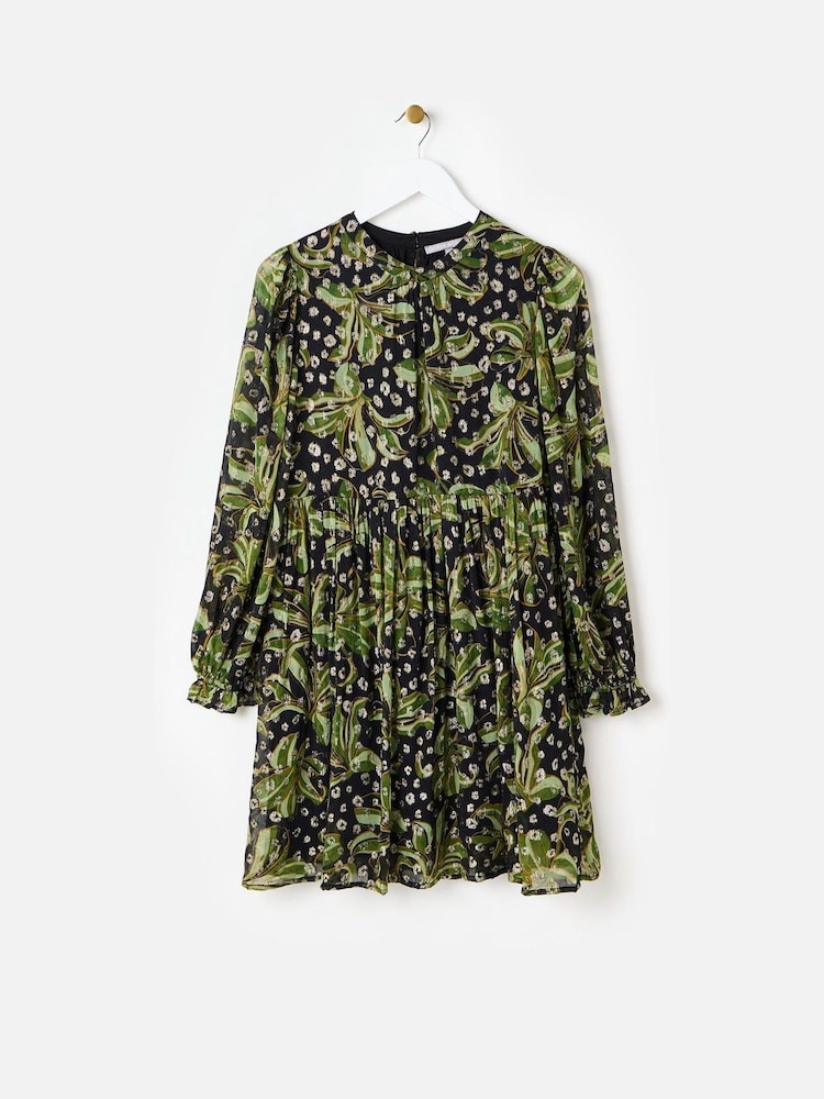 Oliver Bonas – Jacquard-Minikleid mit Palmen- und Animal-Print - Bild 1 von 6 Oliver Bonas – Jacquard-Minikleid mit Palmen- und Animal-Print - Bild 1 von 6
