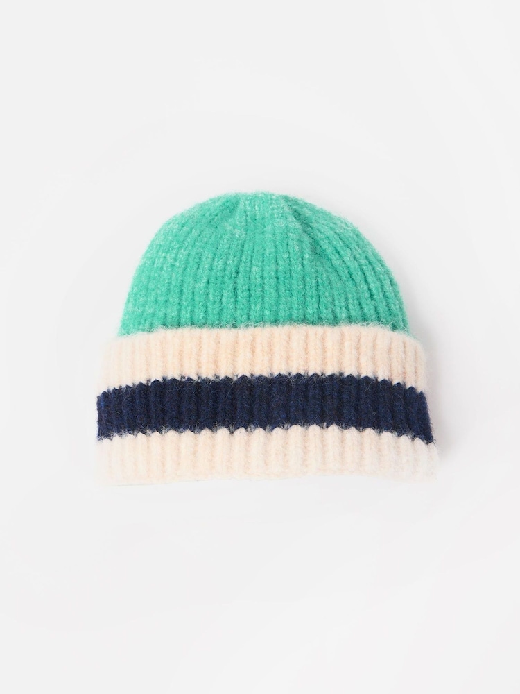 Oliver Bonas – gestreifter Strick-Beanie - Bild 2 von 5