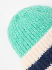 Oliver Bonas – gestreifter Strick-Beanie - Bild 5 von 5