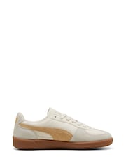 Puma White Womens Palermo Trainers - Image 3 of 8