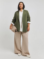 Simply Be Green Single Breasted Blazer - Image 4 of 4