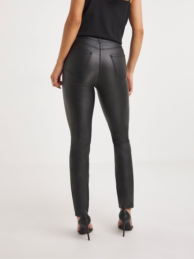 JD Williams Coated Bella Slim Leg Jeggings - Image 2 of 4