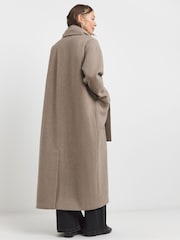 JD Williams Natural Longline Scarf Coat - Image 2 of 4