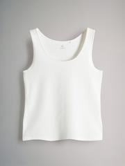 The Set Pale Pink/Grey Marl/Yellow/White/Blue Scoop Neck Vests 5 Pack - Image 2 of 7
