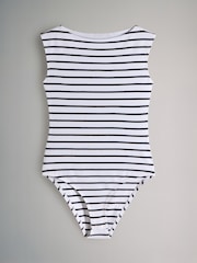 The Set Black/White/Grey Marl/Stripe Boat Neck Bodies 4 Pack - Image 3 of 7