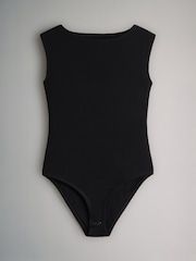 The Set Black/White/Grey Marl/Stripe Boat Neck Bodies 4 Pack - Image 4 of 7