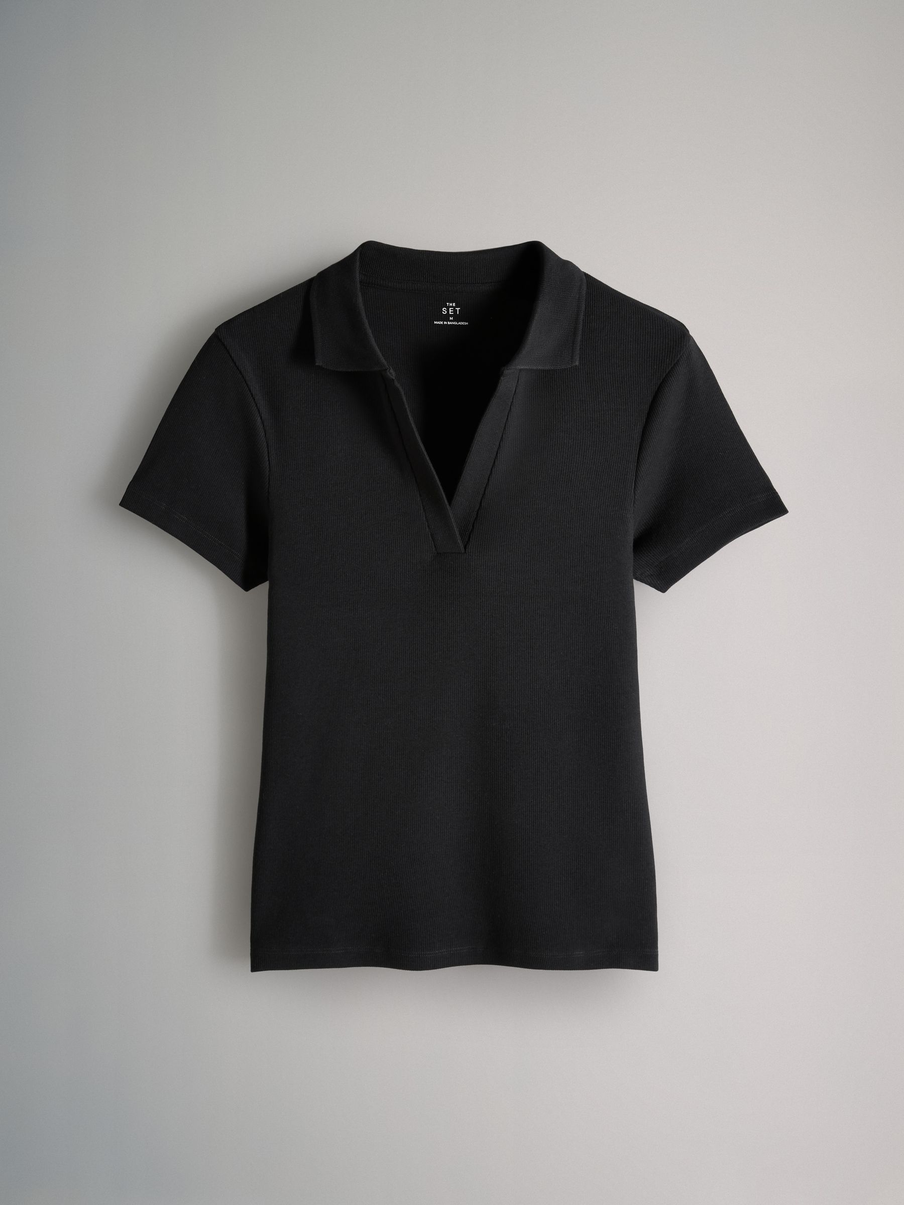 Next：日本 The Set リブ 半袖 襟付き Tシャツ 3 枚組 from Next Japan