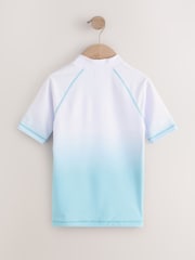 Light Blue Ombre Short Sleeve Rash Vest (1.5-16yrs) - Image 2 of 4