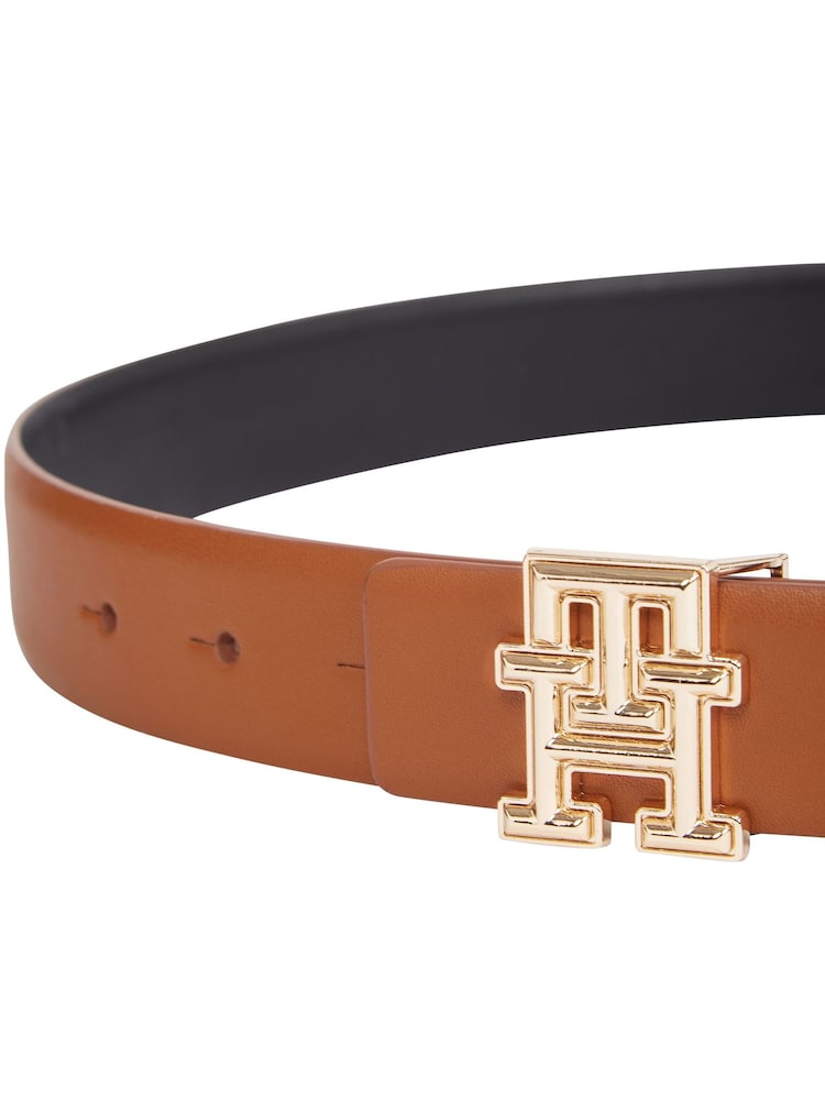Tommy Hilfiger Monogram Reversible Leather Belt - Imagen 2 de 3