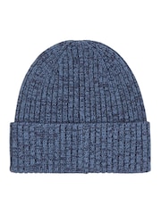 Tommy Hilfiger Blue Cotton Cashmere Beanie - Image 2 of 3