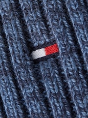 Tommy Hilfiger Blue Cotton Cashmere Beanie - Image 3 of 3
