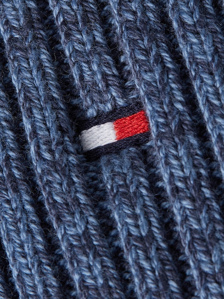 Tommy Hilfiger Blue Cotton Cashmere Beanie - Image 3 of 3