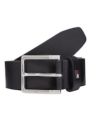 Tommy Hilfiger Black Oliver Adjustable Leather Belt - Image 1 of 3