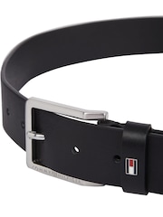 Tommy Hilfiger Black Oliver Adjustable Leather Belt - Image 3 of 3