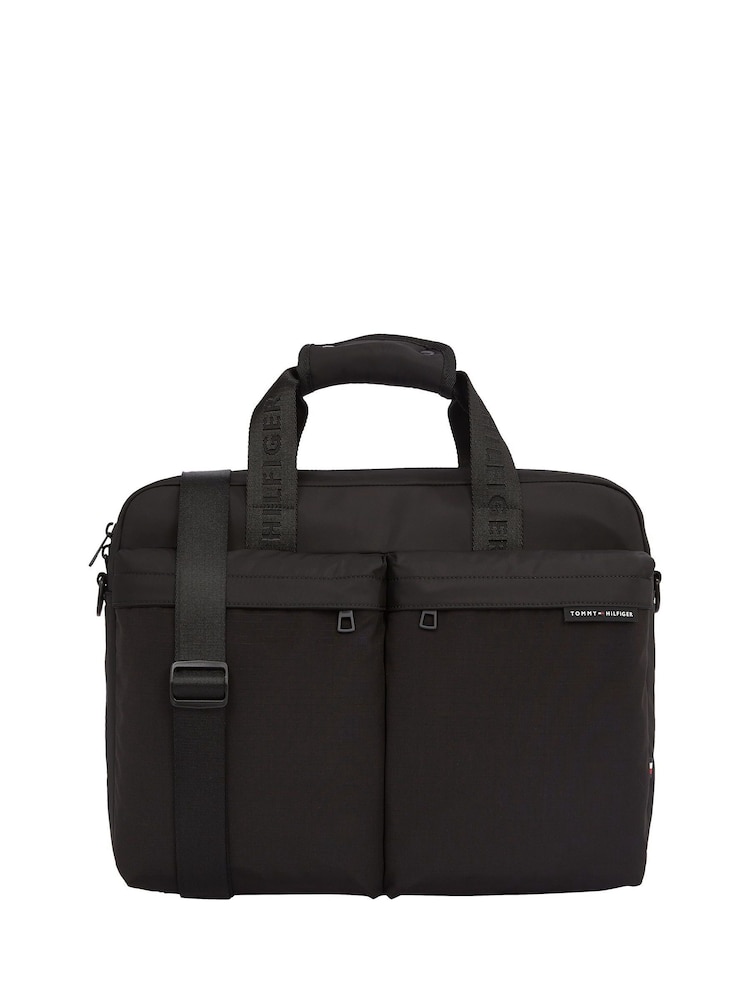 Tommy Hilfiger Black Laptop Bag - Image 1 of 5
