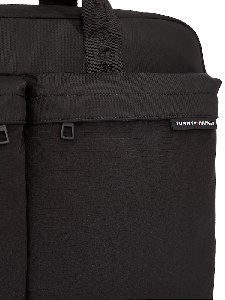 Tommy Hilfiger Black Laptop Bag - Image 4 of 5