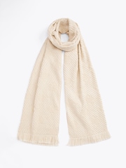 Tommy Hilfiger White Chic Wool Scarf - Image 2 of 5