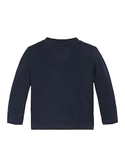 Tommy Hilfiger Blue 1985 Logo Long Sleeve T-Shirt - Image 2 of 3