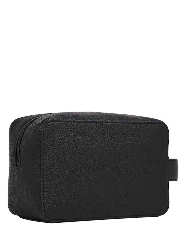 Tommy Hilfiger Black PU Wash Bag - Image 2 of 4