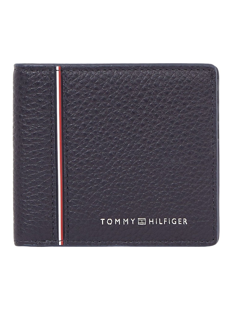 Tommy Hilfiger Blue Leather Card Holder - Image 1 of 4