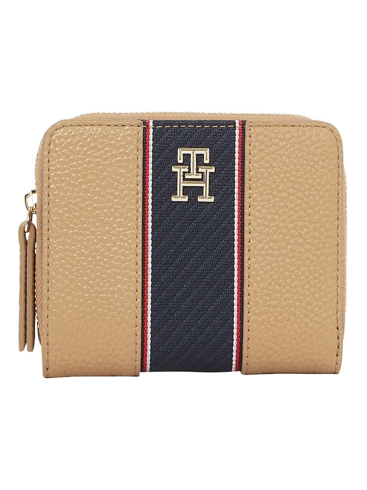 Tommy Hilfiger Natural Large Zip Wallet - Image 1 of 3