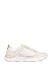 Tommy Hilfiger Pink Casual Fashion Leather Runner Trainers - Image 1 of 4