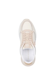 Tommy Hilfiger Pink Casual Fashion Leather Runner Trainers - Image 3 of 4