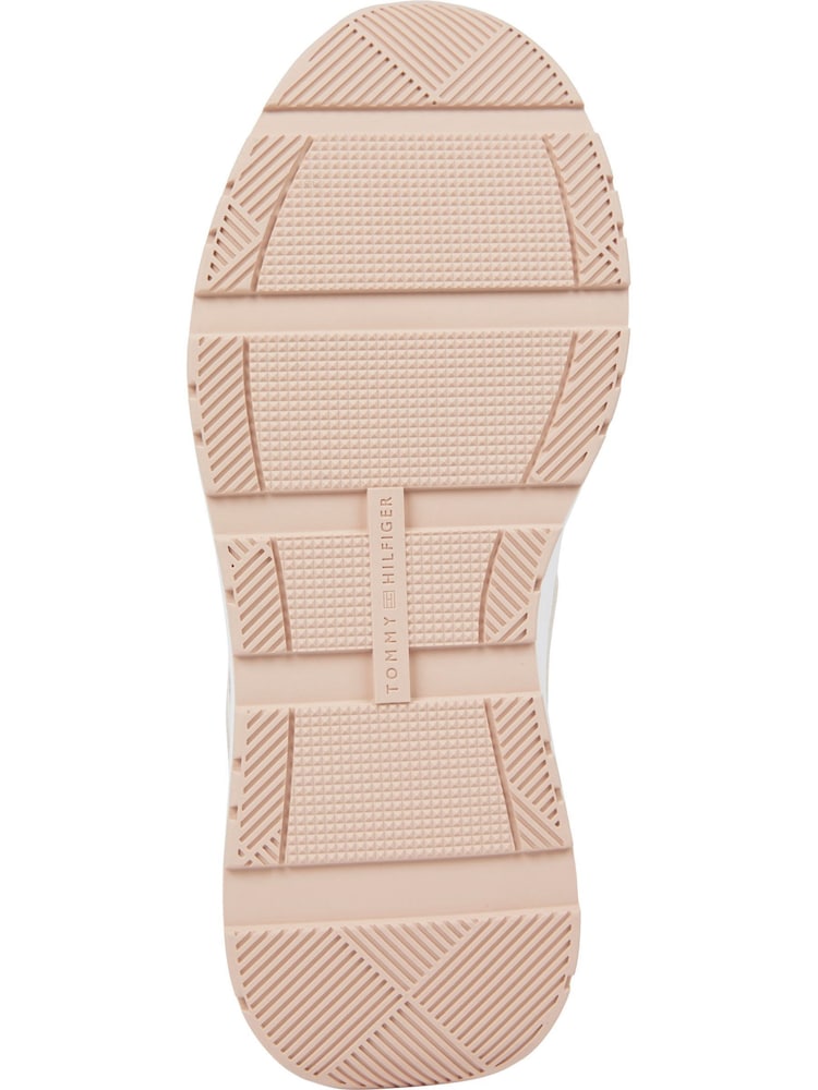 Tommy Hilfiger Pink Casual Fashion Leather Runner Trainers - Image 4 of 4