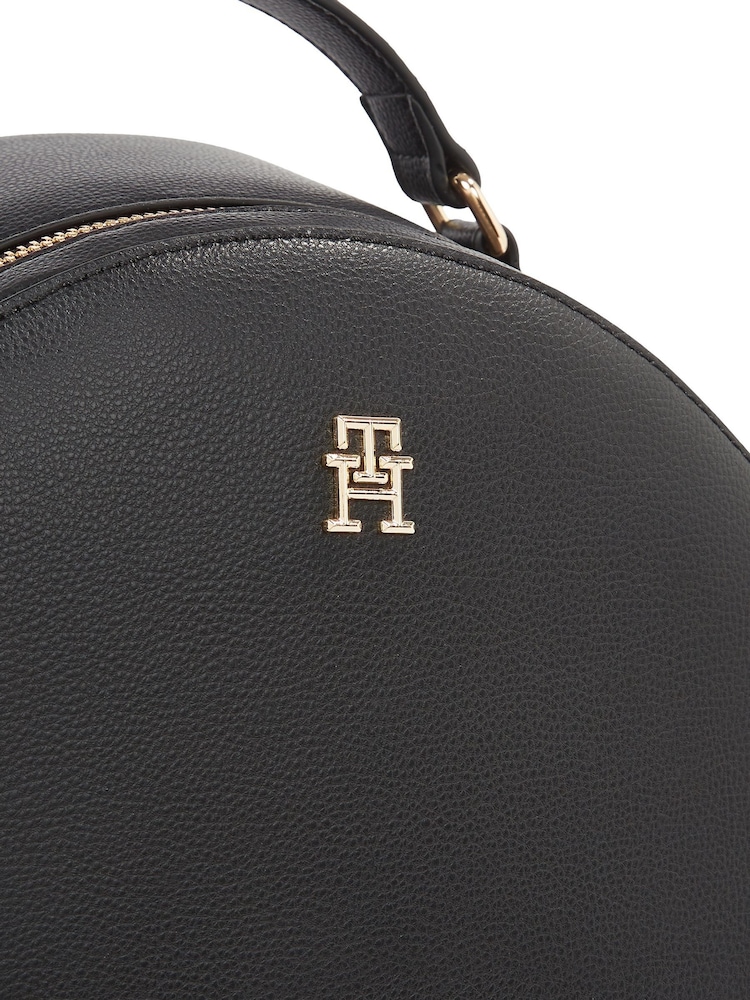 Tommy Hilfiger Black Soft Logotape Backpack - Image 4 of 4