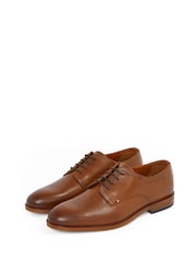 Tommy Hilfiger Purple Leather Derby Shoes - Image 2 of 6