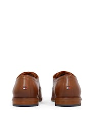 Tommy Hilfiger Purple Leather Derby Shoes - Image 4 of 6