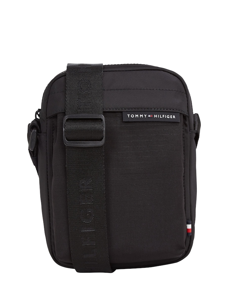 Tommy Hilfiger Black Mini Reporter Bag - Image 1 of 5
