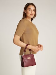 Tommy Hilfiger Red Heritage Mini Satchel - Image 5 of 5