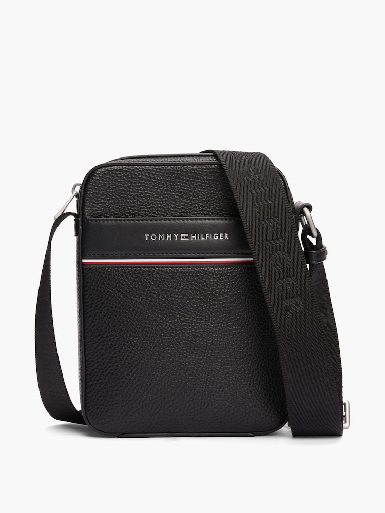 Tommy Hilfiger Black Mini Reporter Bag - Image 1 of 5