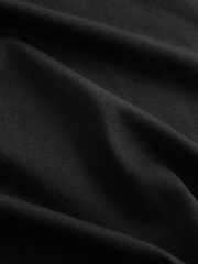 Black Sleeveless V-Neck Slouch Dress - Image 5 of 6