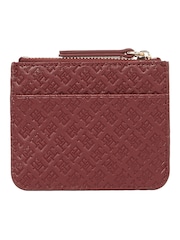Tommy Hilfiger Red Monogram Card Holder - Image 2 of 4
