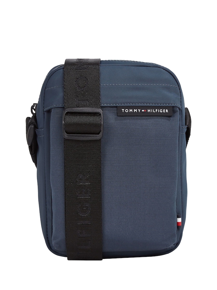 Tommy Hilfiger Blue Mini Reporter Bag - Image 1 of 5