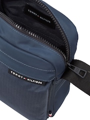 Tommy Hilfiger Blue Mini Reporter Bag - Image 3 of 5