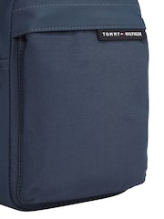 Tommy Hilfiger Blue Mini Reporter Bag - Image 4 of 5