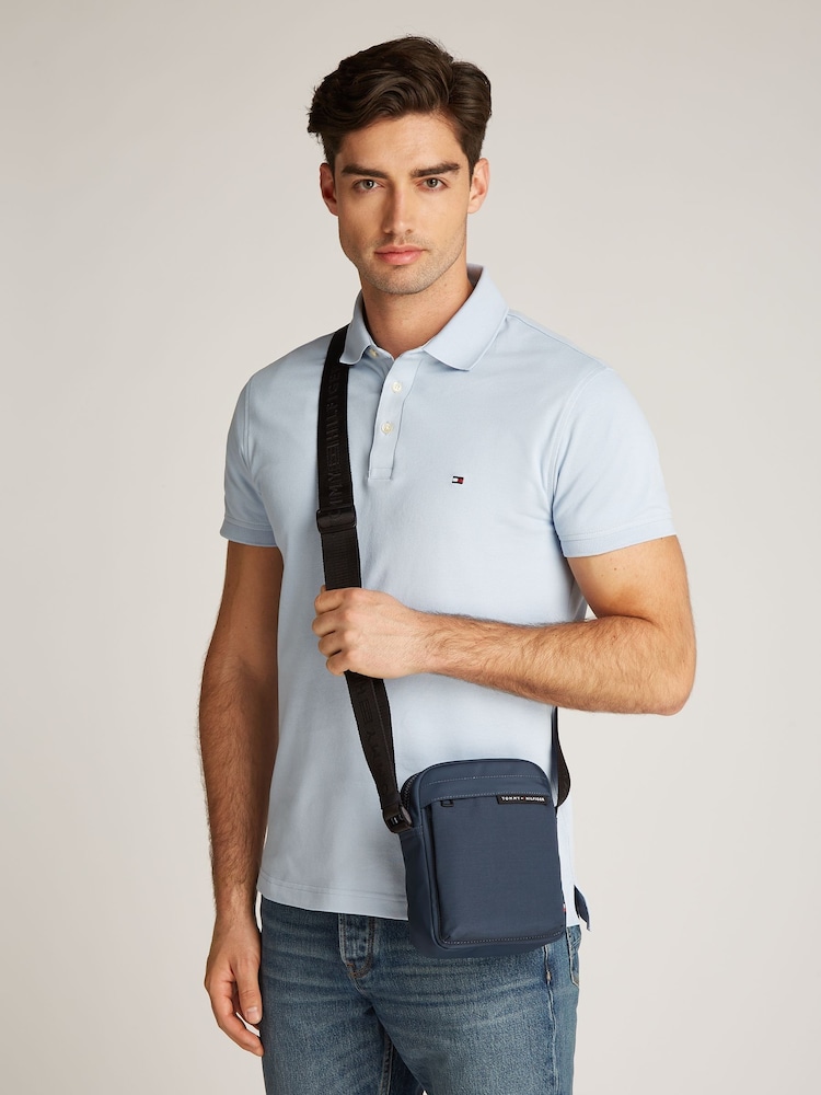 Tommy Hilfiger Blue Mini Reporter Bag - Image 5 of 5
