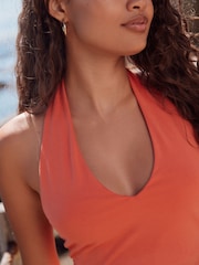 Orange Halter Neck Vest - Image 4 of 7