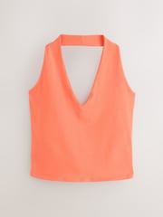 Orange Halter Neck Vest - Image 5 of 7