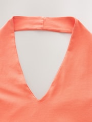 Orange Halter Neck Vest - Image 6 of 7