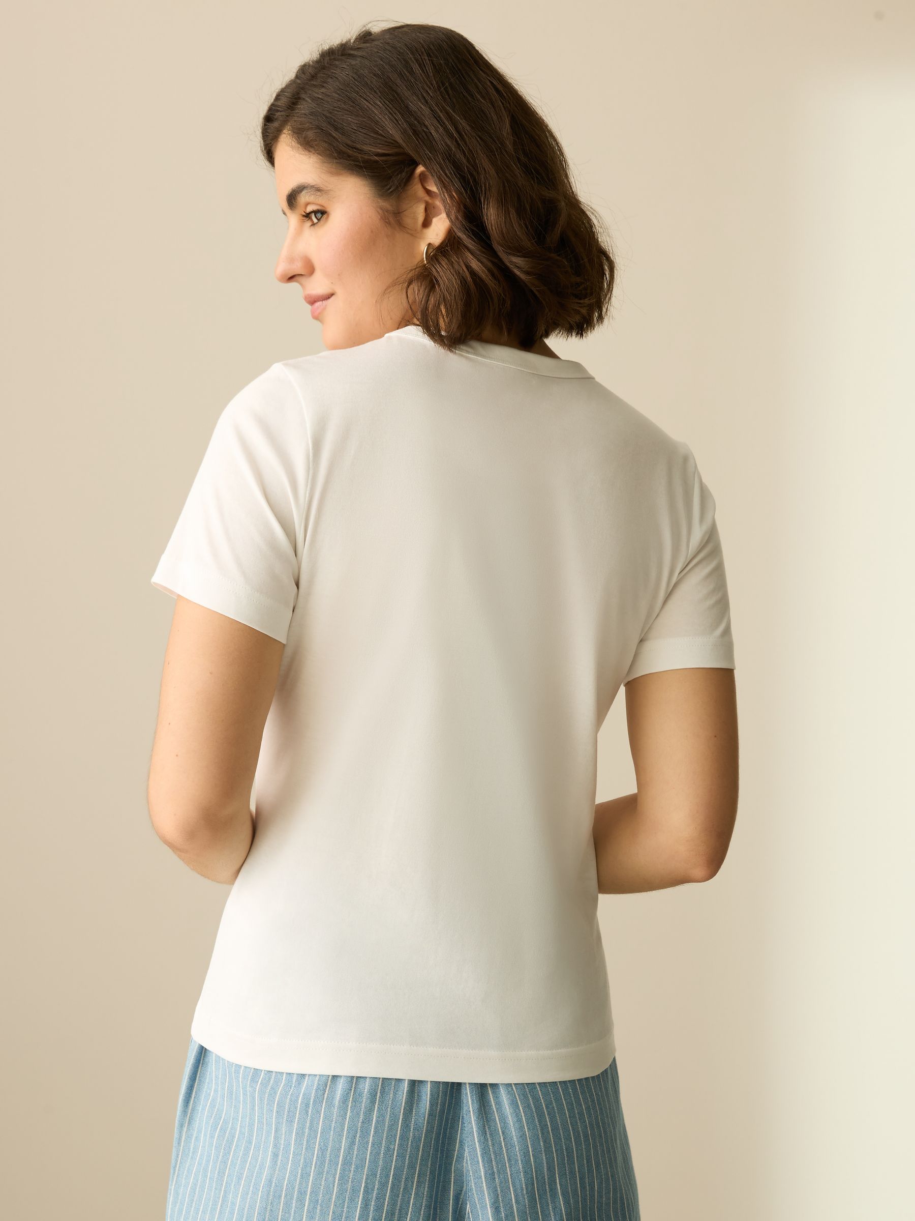 Buy Graphic Tomato Print White Essential Pure Cotton Short Sleeve